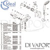 Ideal Standard Tesi Exposed Shower Mixer Spares